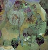 Flowering mountains (The Akhurian Canyon). 1905