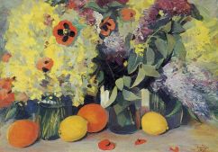 Flowers, lemons, oranges. 1953