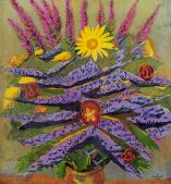 Flowers. Still life. 1916