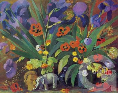 Irises and poppies. 1947