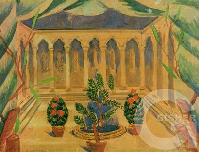 Sketch for stage design. 1920