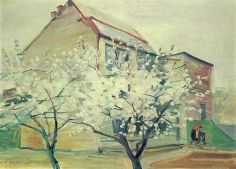 Spring in my garden. 1945