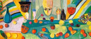 Still life with masks. 1915