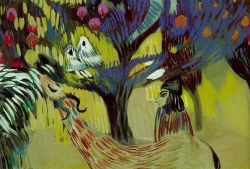 Under a pomegranate tree. 1907