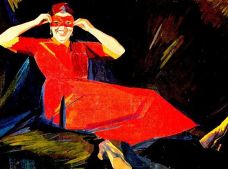 Woman in a mask. 1913