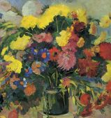 Yerevan autumn still life. Detail. 1944