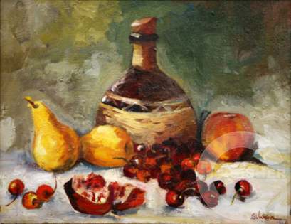 Still life with fruit