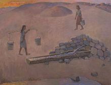 Girls at Fountain, 2002