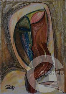 Portrait with headscarf