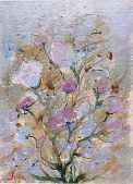PASTEL FLOWERS. Miniature