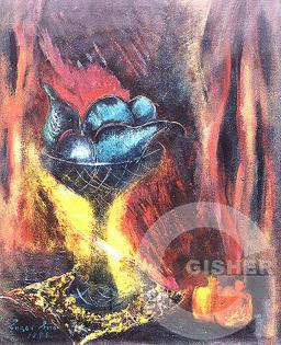 STILL LIFE WITH PEAS