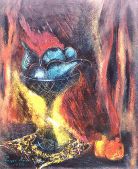 STILL LIFE WITH PEAS