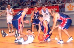 Basketball match. Toronto - Metsamor