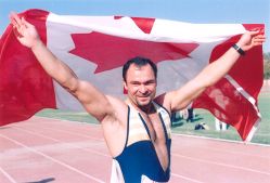 First PAG athletics champion Zaven Davtyan