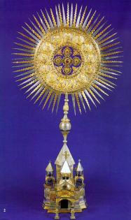 CATHEDRAL OF HOLY ETCHMIADZIN IN MINIATURE WITH THE RADIANT CROSS