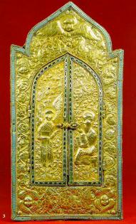 RELIQUARY WITH THE RELIC OF NOAH`S ARK