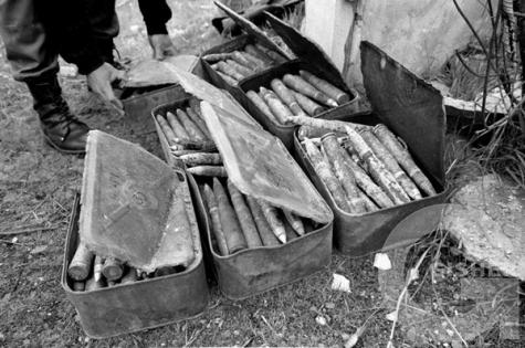 HALO Trust Battle Area Clearance, Fizuli, Armenian-controlled Azerbaijan © Onnik Krikorian , Oneworld Multimedia.
