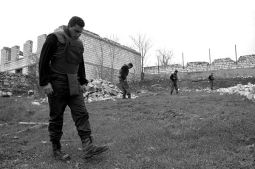HALO Trust Battle Area Clearance, Fizuli, Armenian - controlled Azerbaijan © Onnik Krikorian , Oneworld Multimedia.