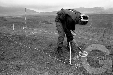 HALO Trust Minefield clearance, Askeran , Nagorno Karabakh  © Onnik Krikorian , Oneworld Multimedia.