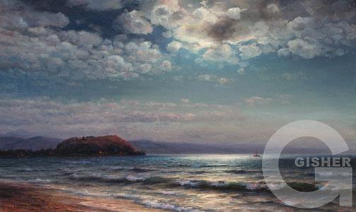 Late Day in Lake Sevan