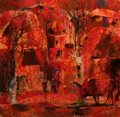 Красный день 60х60 холст акрил.jpg