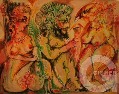 Языческая песня 30х30 холст, акрил.jpg