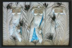 Malvina in Peacock Feathers, 2007