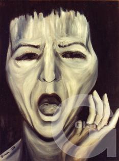 Self Portrait A La Munch, 1981