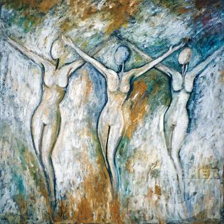 The Three Graces II, 1992