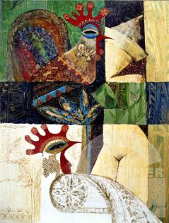 The Women And The Cocks (80x60)