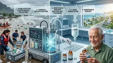 Революция в медицине: Ученые превратили пластиковые отходы в потенциальное лекарство от болезни Паркинсона