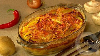 Patrastenq miasin - Snkov ev kartofilov musaka